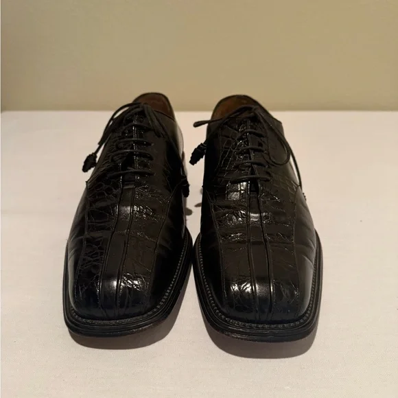 Crocodile Handmade Paolo De Marco Men's Dress Shoes - Picture 1 of 7